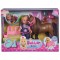 Set Simba Evi Love Doctor Evi Welcome Horse papusa 12 cm cu figurina cal si accesorii