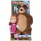 Set Simba Masha and The Bear papusa Masha 23 cm si ursulet de plus 43 cm