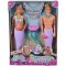 Set Simba Steffi Love Mermaid Family papusa Steffy 29 cm, papusa Kevin 29 cm si accesorii