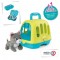 Set Smoby Veterinary Case, trusa veterinar cu pisica, cusca de transport si accesorii