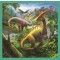 Set puzzle 3 in 1 Trefl Lumea extraordinara a dinozaurilor, 1x20 piese, 1x36 piese, 1x50 piese