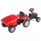 Tractor cu pedale si remorca Pilsan Active with Trailer 07-316 red