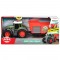 Tractor Dickie Toys Fendt Farm cu remorca