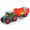 Tractor Dickie Toys Fendt Farm cu remorca