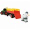 Tractor Dickie Toys Happy Fendt Animal Trailer cu remorca si figurina vaca