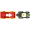 Tractor Simba ABC Fendt Animal Trailer 30 cm cu lumini, sunete, remorca si figurina