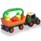 Tractor Simba ABC Freddy Fruit Trailer 30 cm cu lumini, sunete si accesorii