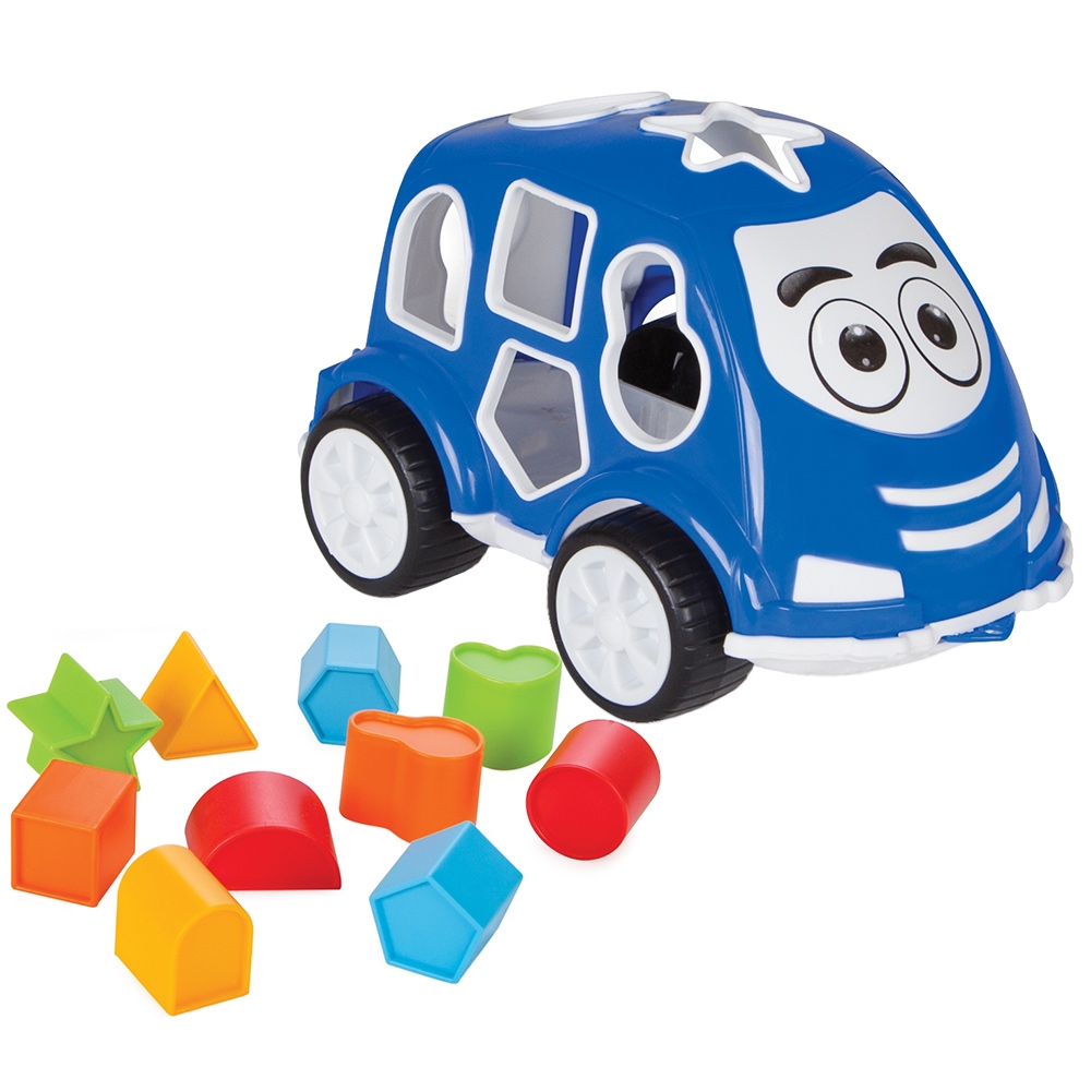 Jucarie cu sortator Pilsan Car blue hubners.ro