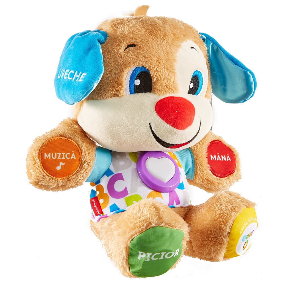 Jucarie de plus Fisher Price by Mattel Laugh and Learn Catelusul vorbitor in limba romana FISHER PRICE