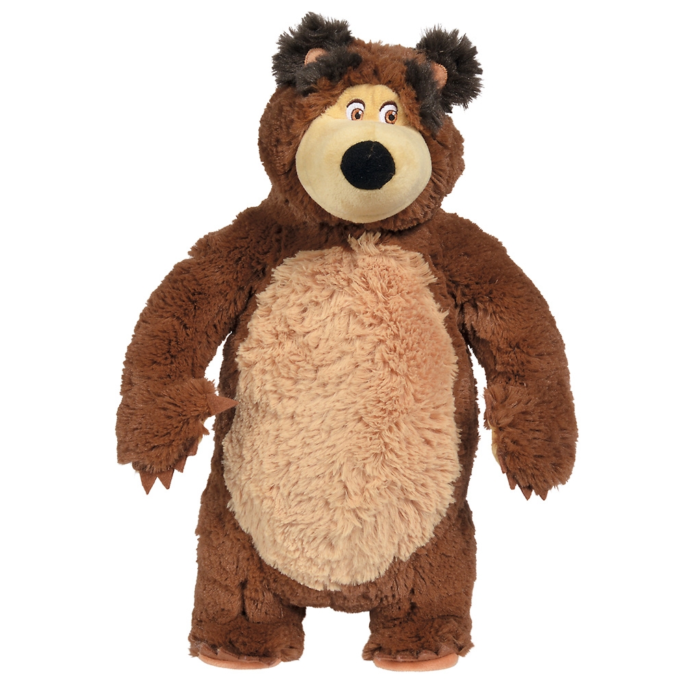 Jucarie de plus Simba Masha and the Bear, Shake and Sound Bear 43 cm hubners.ro
