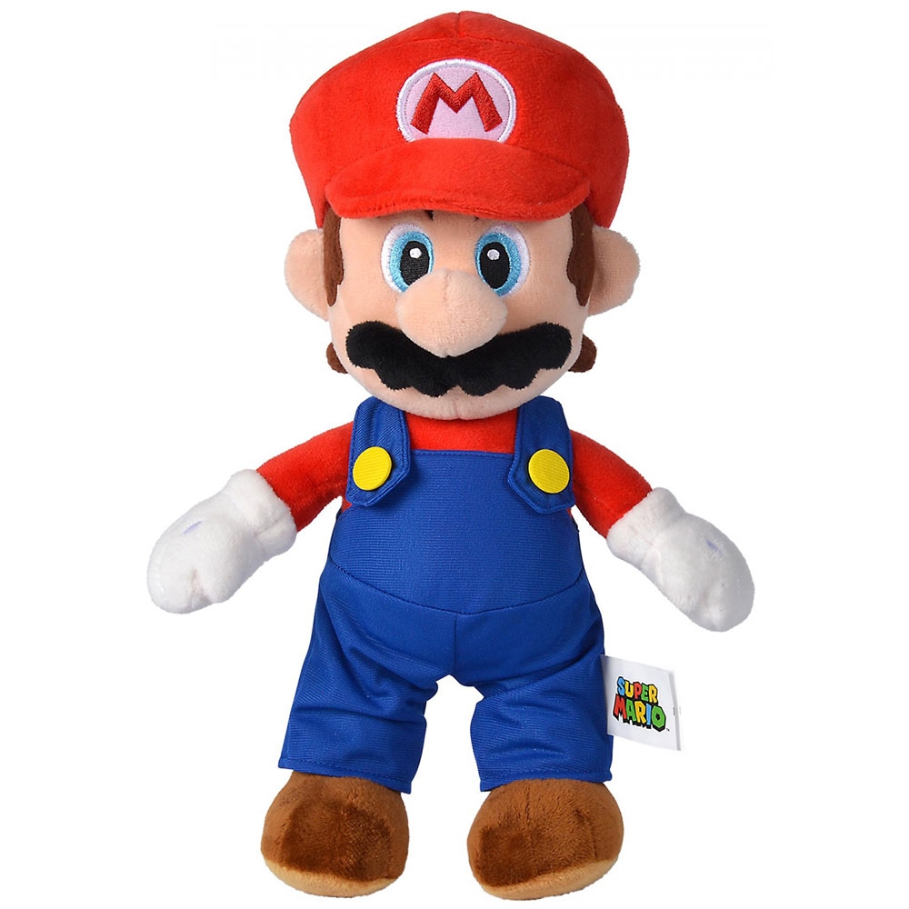 Jucarie de plus Simba Super Mario, Mario 30 cm hubners.ro