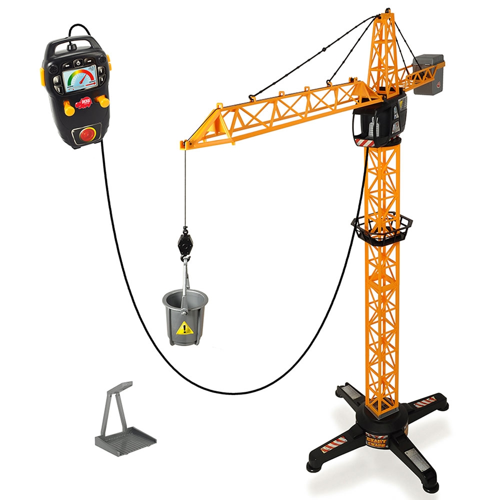 Jucarie Dickie Toys Macara Giant Crane cu telecomanda copii
