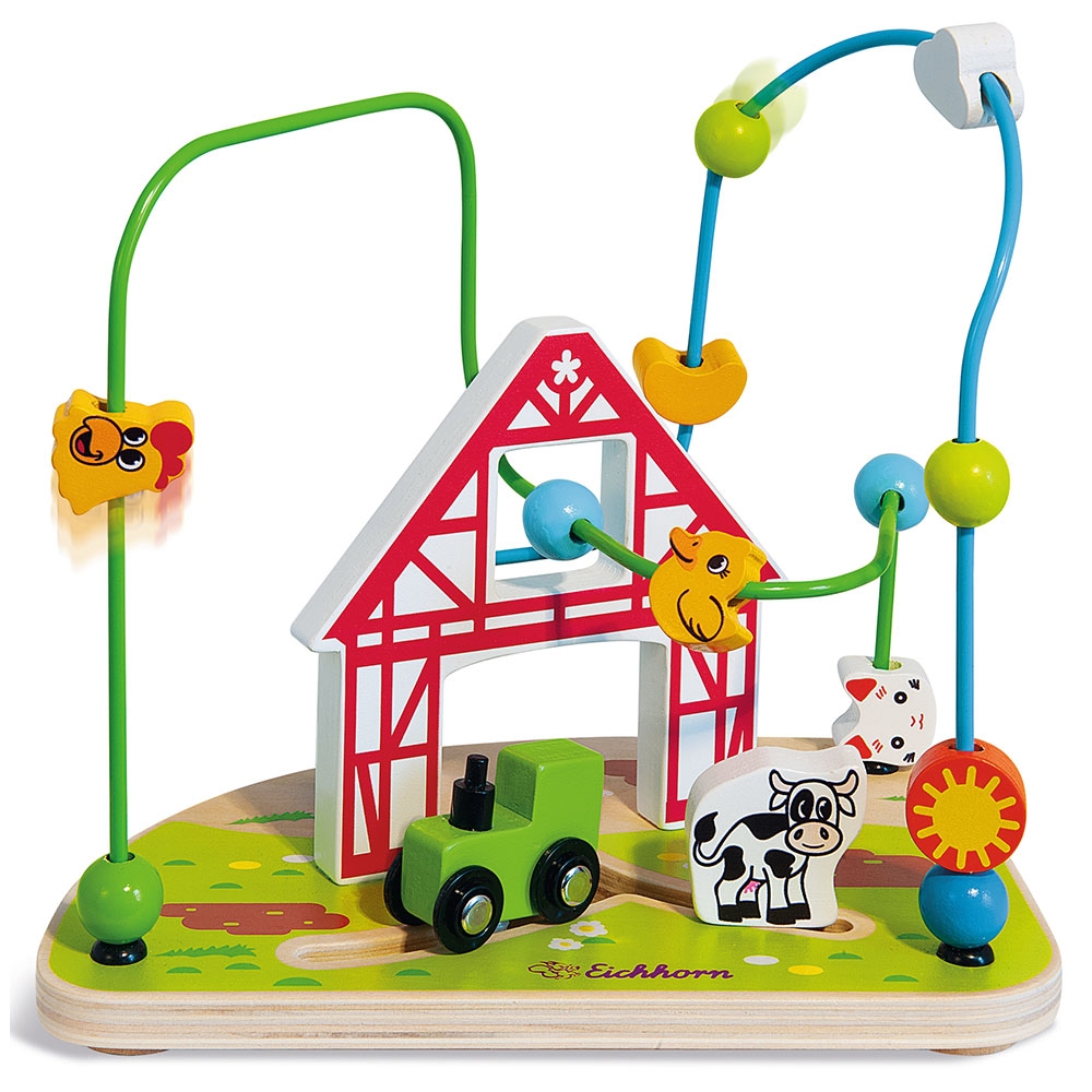 Jucarie Eichhorn Bead Maze Farm Bead