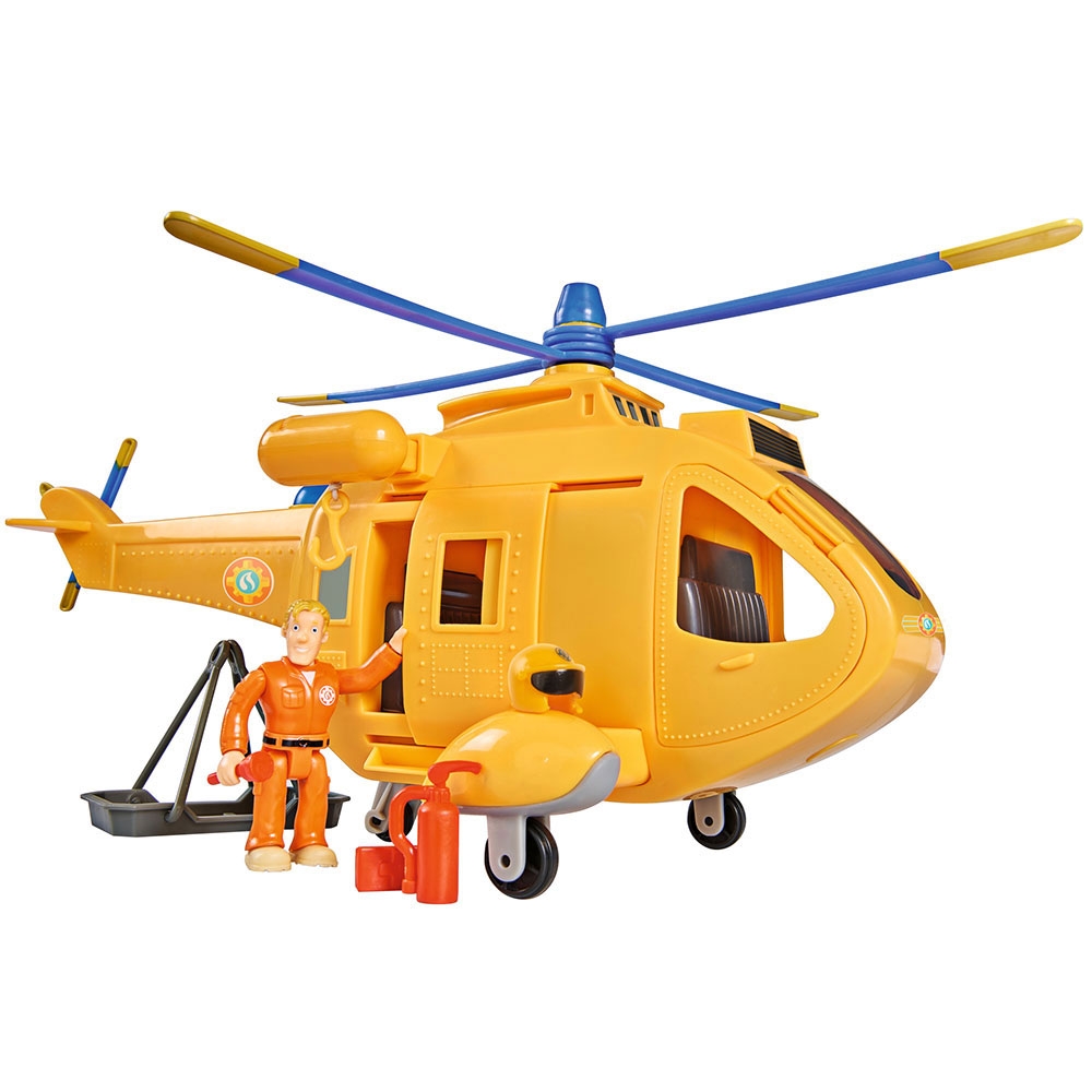 Jucarie Simba Elicopter Fireman Sam Wallaby 2 cu figurine si accesorii Accesorii
