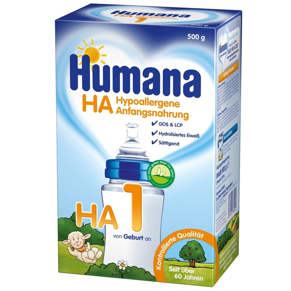 Lapte Praf Hipp Organic 1 8 Lapte praf Humana HA 1 de la nastere 500 g