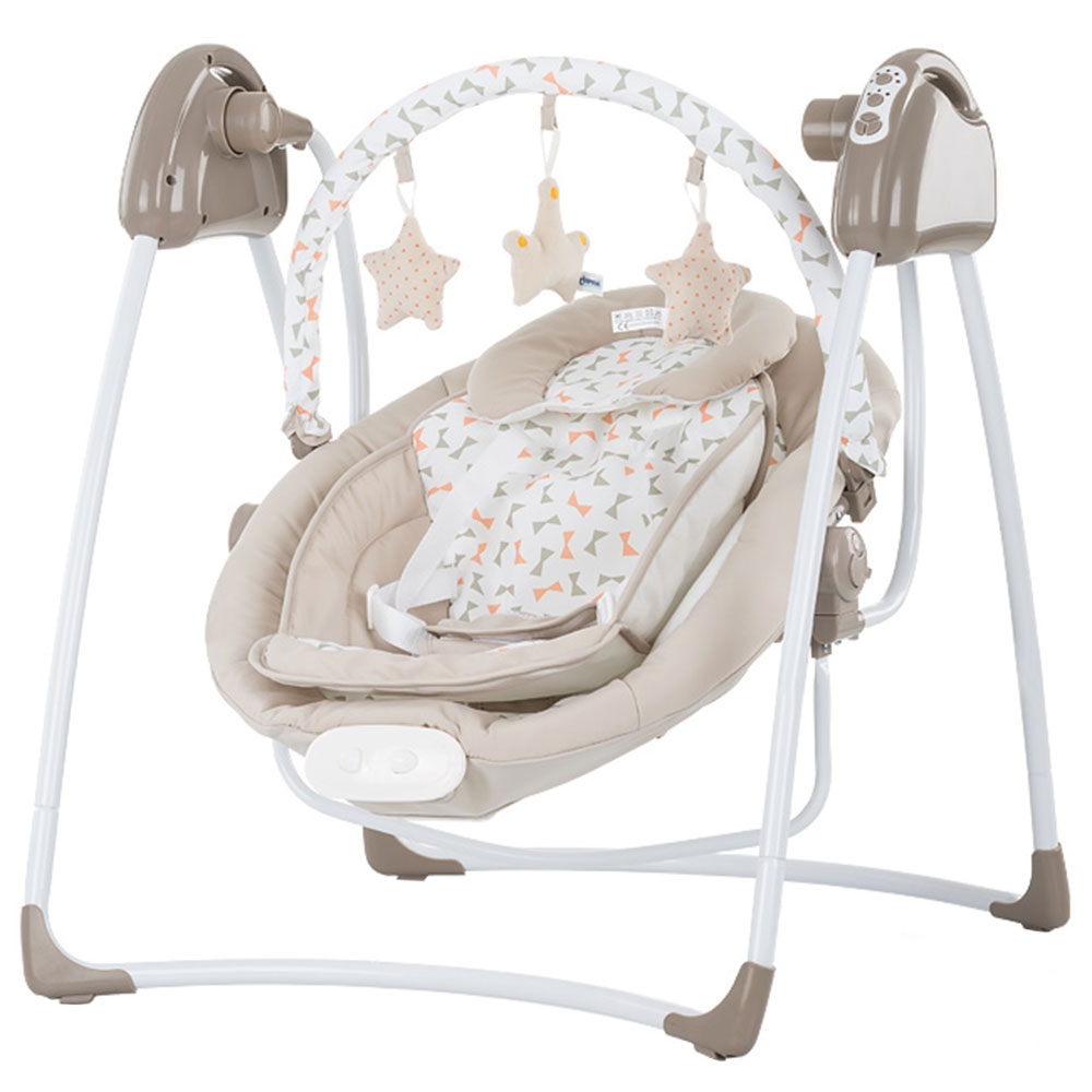 Leagan Si Balansoar Electric 17 Leagan electric si balansoar Chipolino Paradise beige ribbon