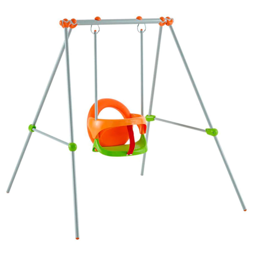 Leagan pentru copii Smoby Baby Swing cu cadru metalic