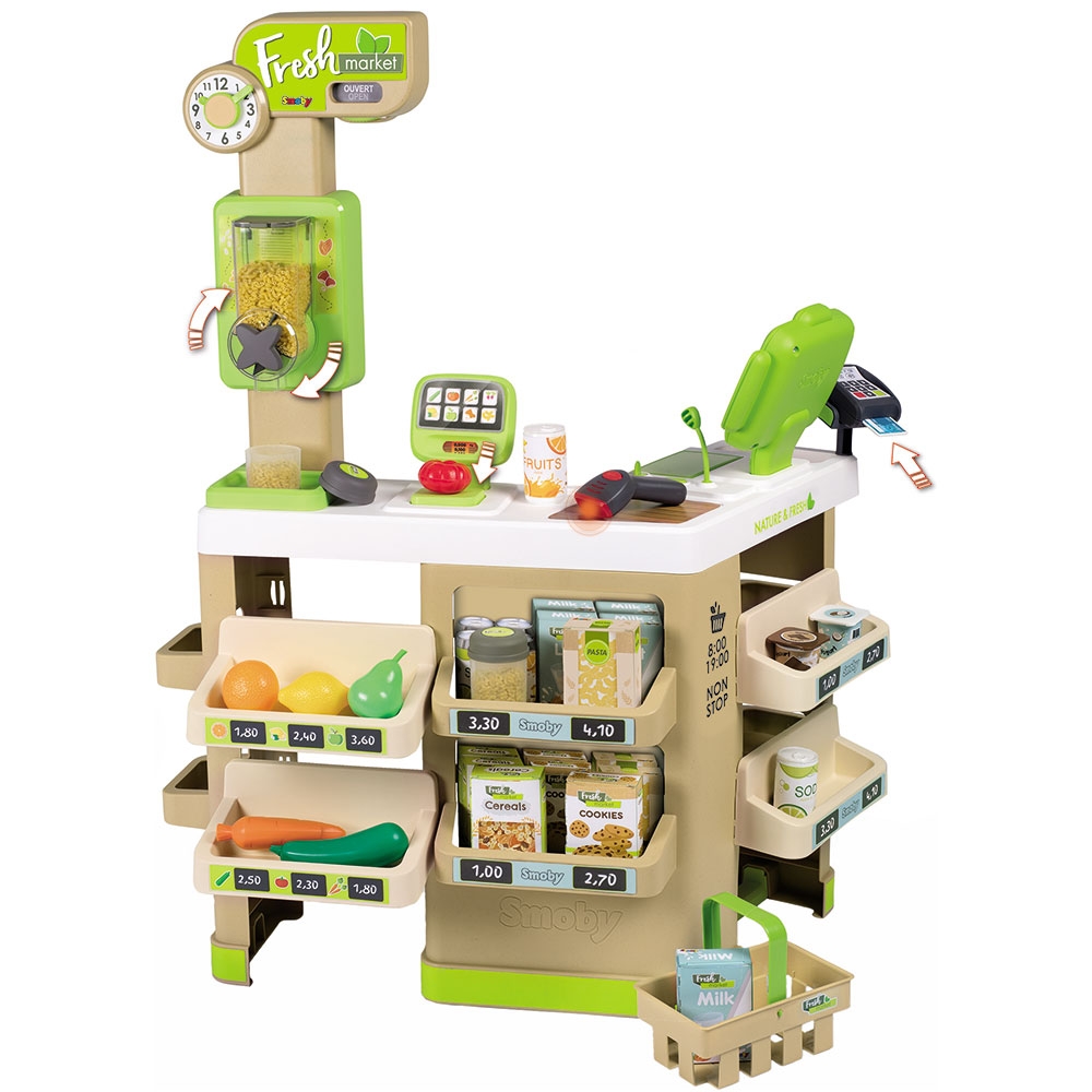 Magazin Pentru Copii De Jucarie 11 Magazin pentru copii Smoby Fresh Market cu accesorii