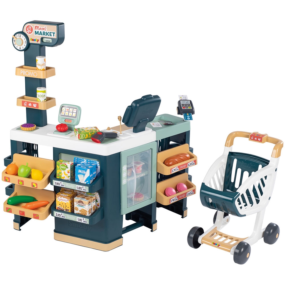 Magazin pentru copii Smoby Maxi Market cu 50 accesorii Jucarii copii