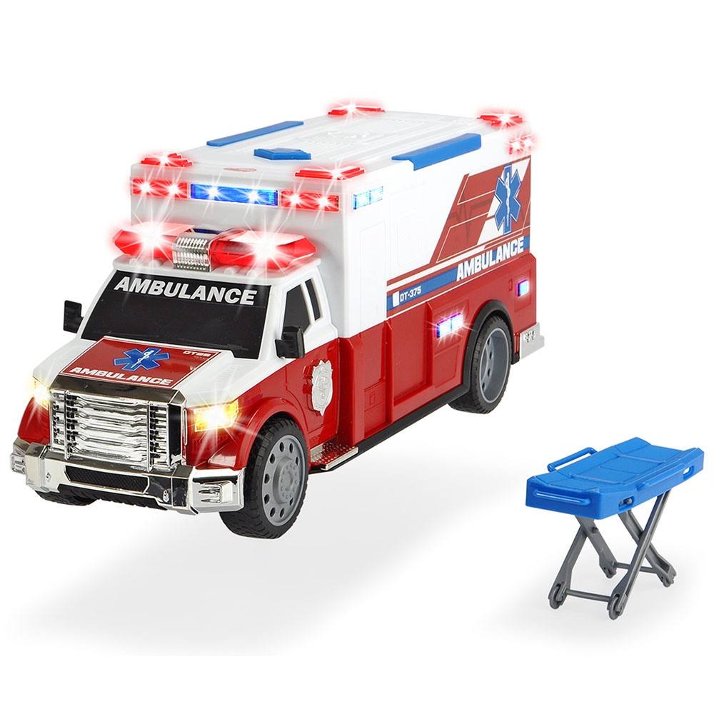 Masina ambulanta Dickie Toys Ambulance DT-375 cu accesorii Accesorii