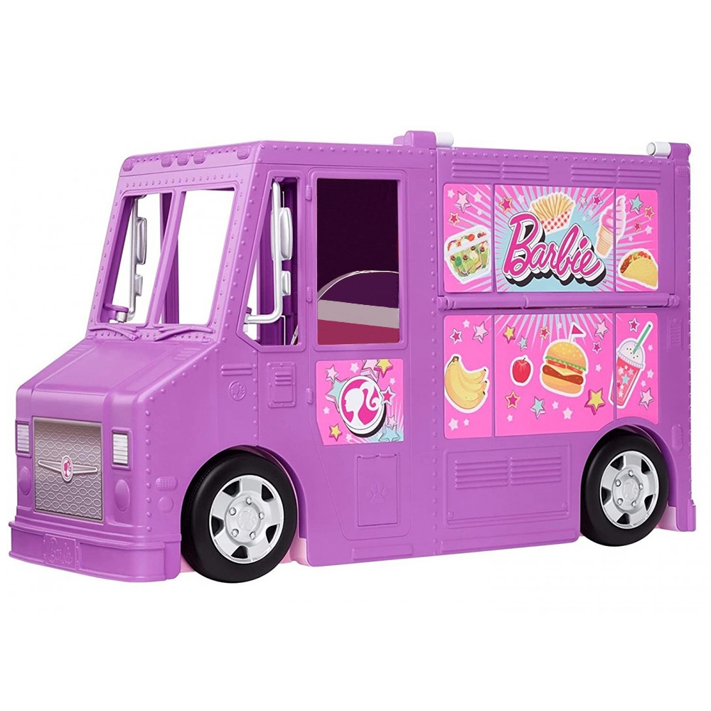 Masina Barbie by Mattel Rulota cu mancare si accesorii Accesorii
