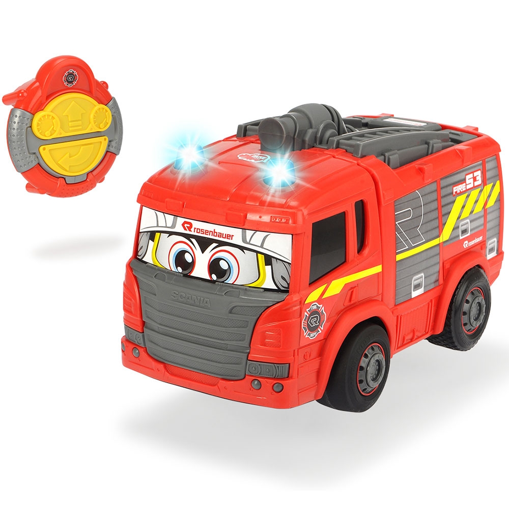 Masina de pompieri Dickie Toys Happy Fire Truck cu telecomanda copii