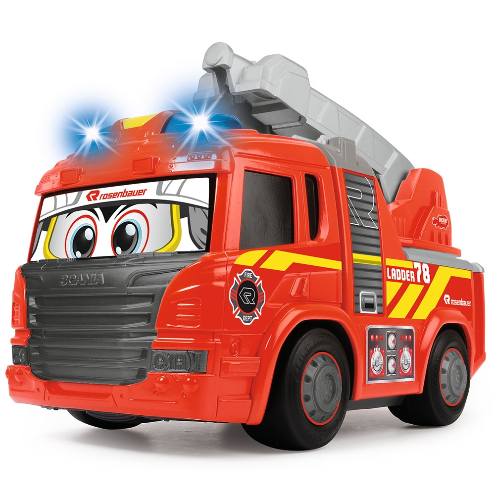Masina de pompieri Dickie Toys Happy Scania Fire Truck copii