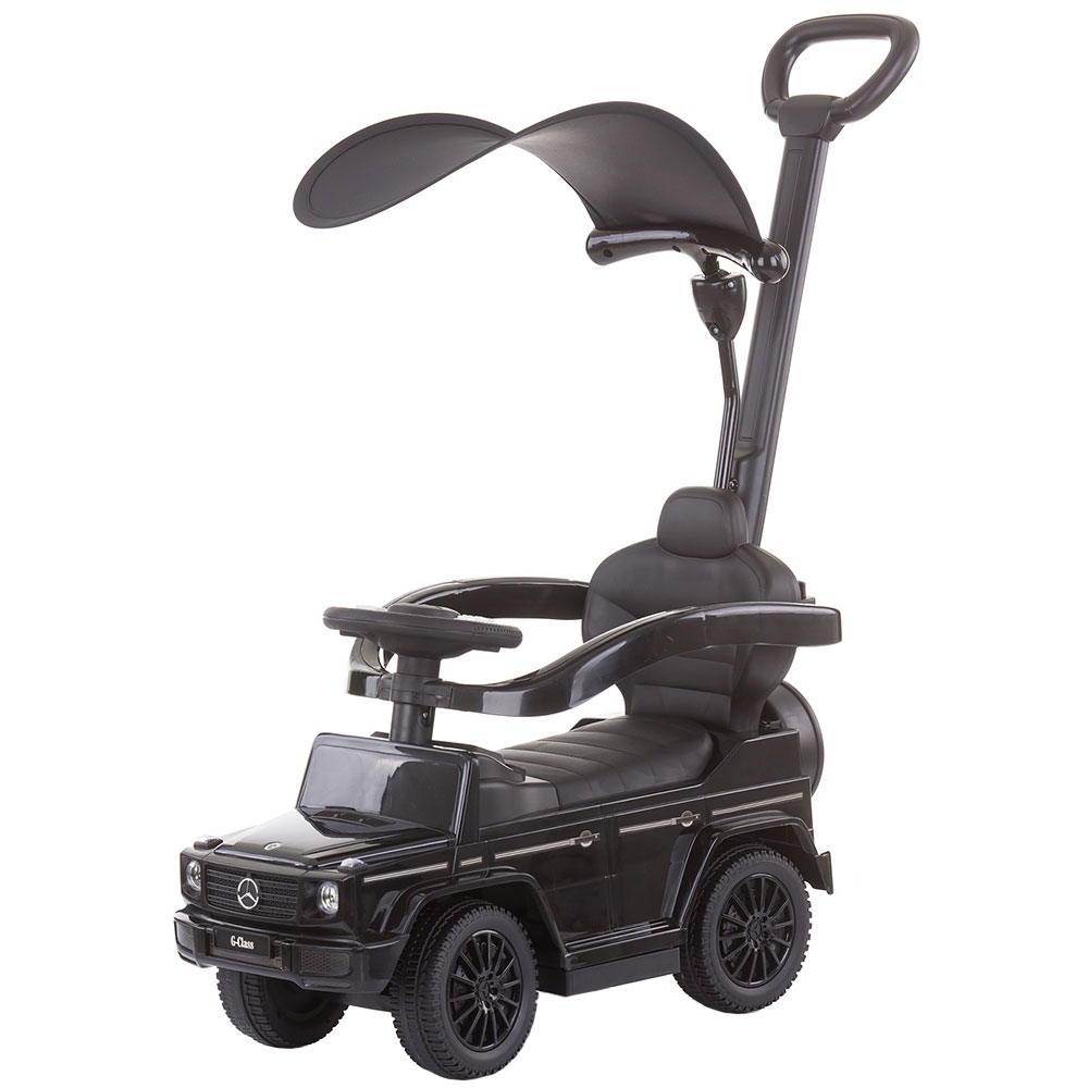 Masinuta de impins Chipolino Mercedes G350 black cu maner si copertina Black