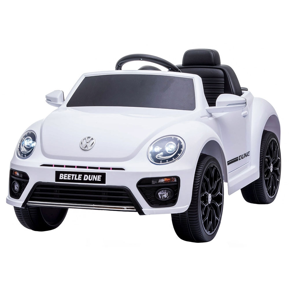 Masinuta electrica Chipolino Volkswagen Beetle Dune Convertible white La plimbare imagine 2022