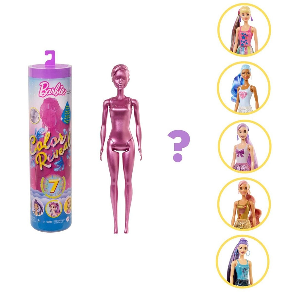 Papusa Barbie by Mattel Color Reveal Accesorii
