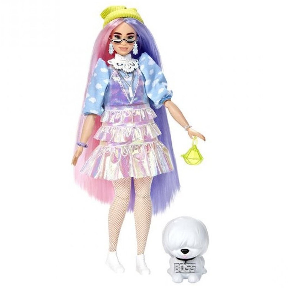 Papusa Barbie by Mattel Extra Style Beanie GVR05 cu figurina si accesorii Accesorii