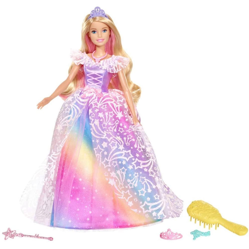 Papusa Barbie by Mattel Dreamtopia Printesa in rochie de bal cu accesorii Accesorii