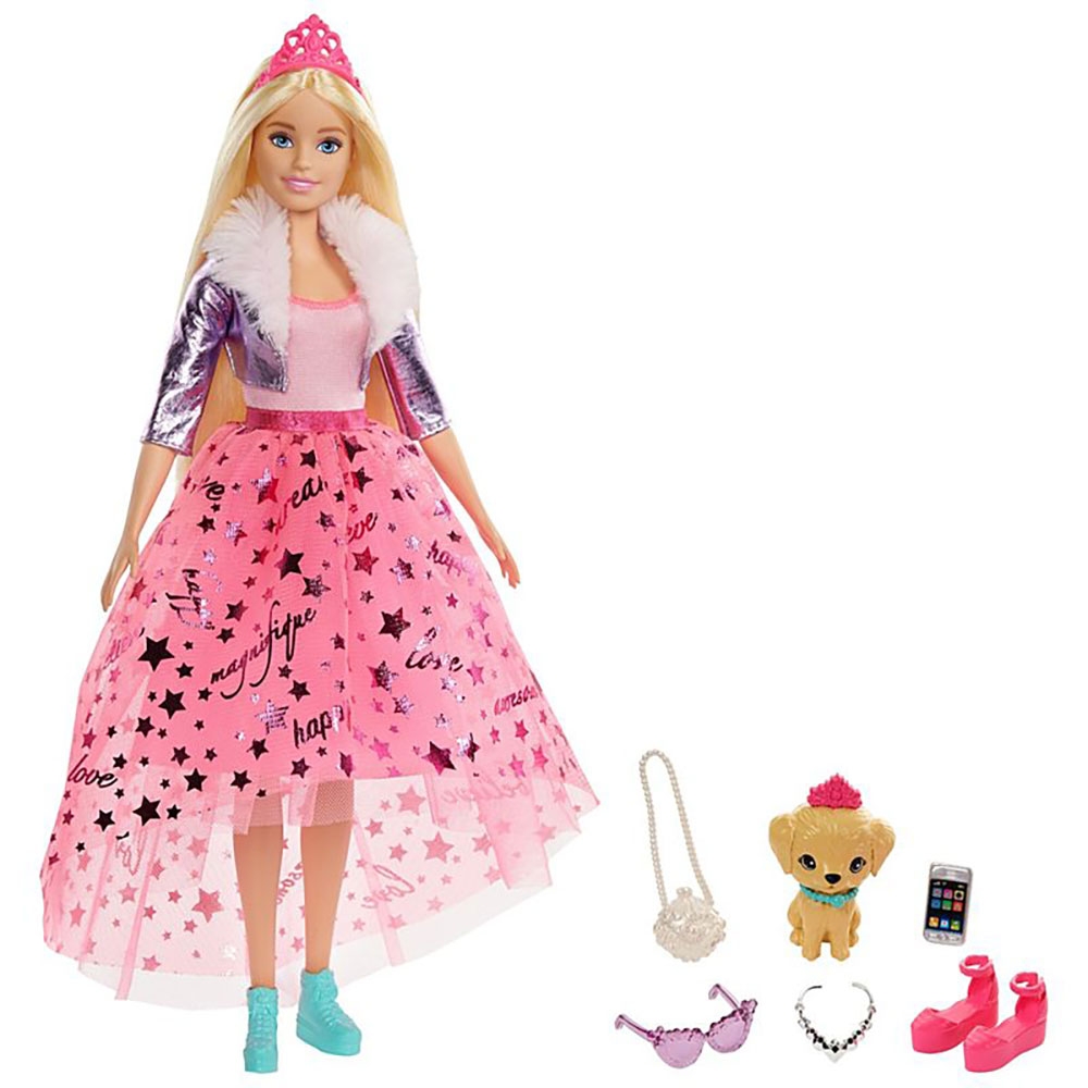 Papusa Barbie by Mattel Modern Princess Theme cu accesorii