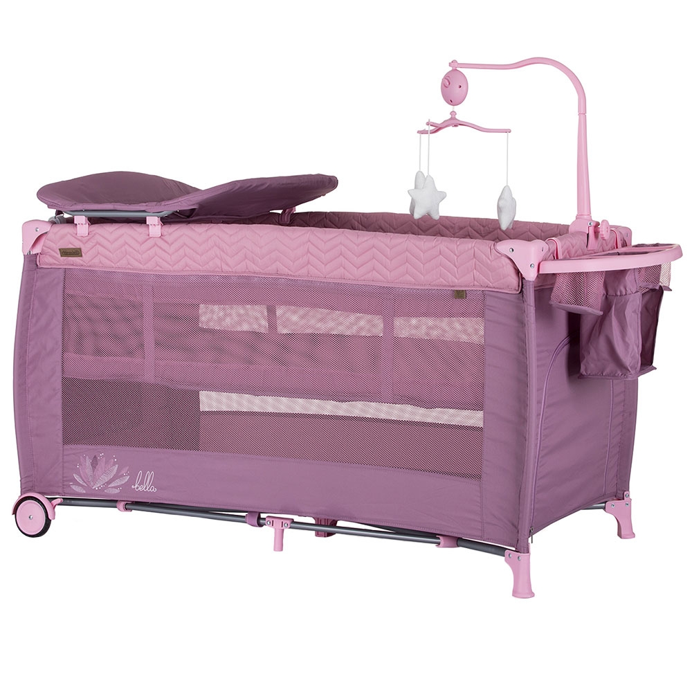 Patut pliabil Chipolino Bella blush CHIPOLINO