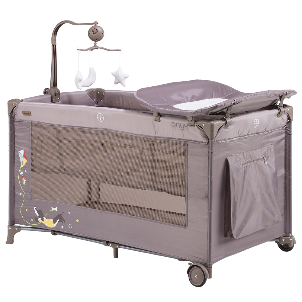 Patut pliabil Chipolino Onyx latte CHIPOLINO