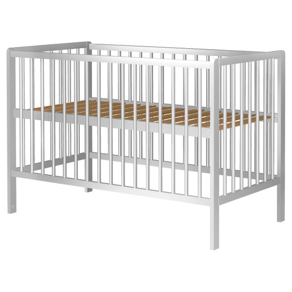 Patut copii din lemn Hubners Dominic 120×60 cm alb Hubners