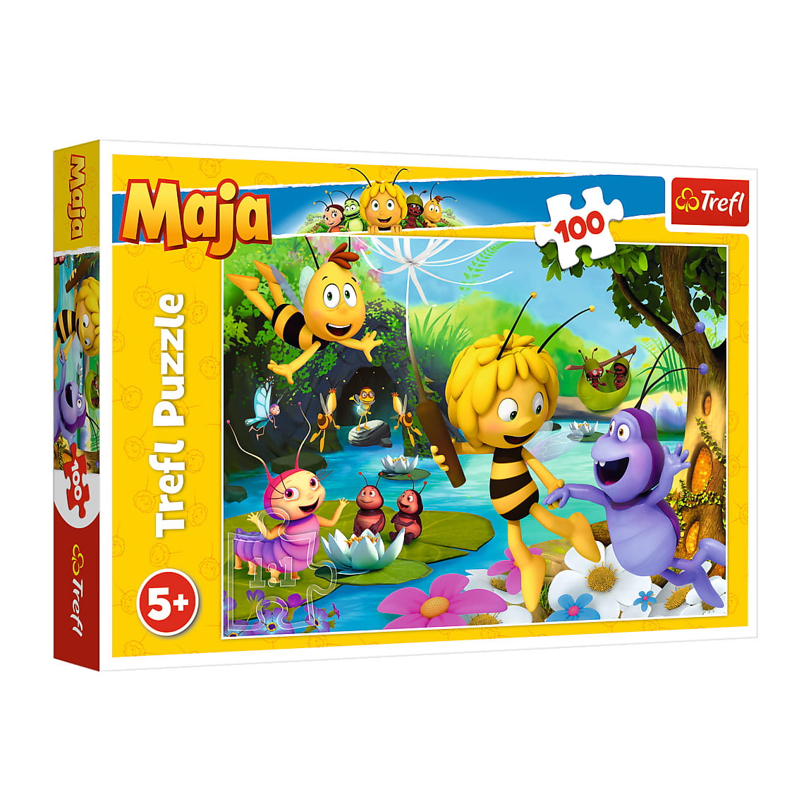 Puzzle Trefl Albinuta Maja si prietenii 100 piese hubners.ro