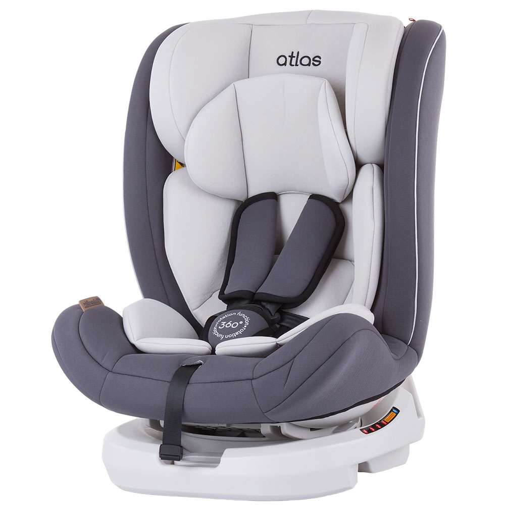 Scaun auto Chipolino Atlas 0-36 kg asphalt cu sezut rotativ CHIPOLINO
