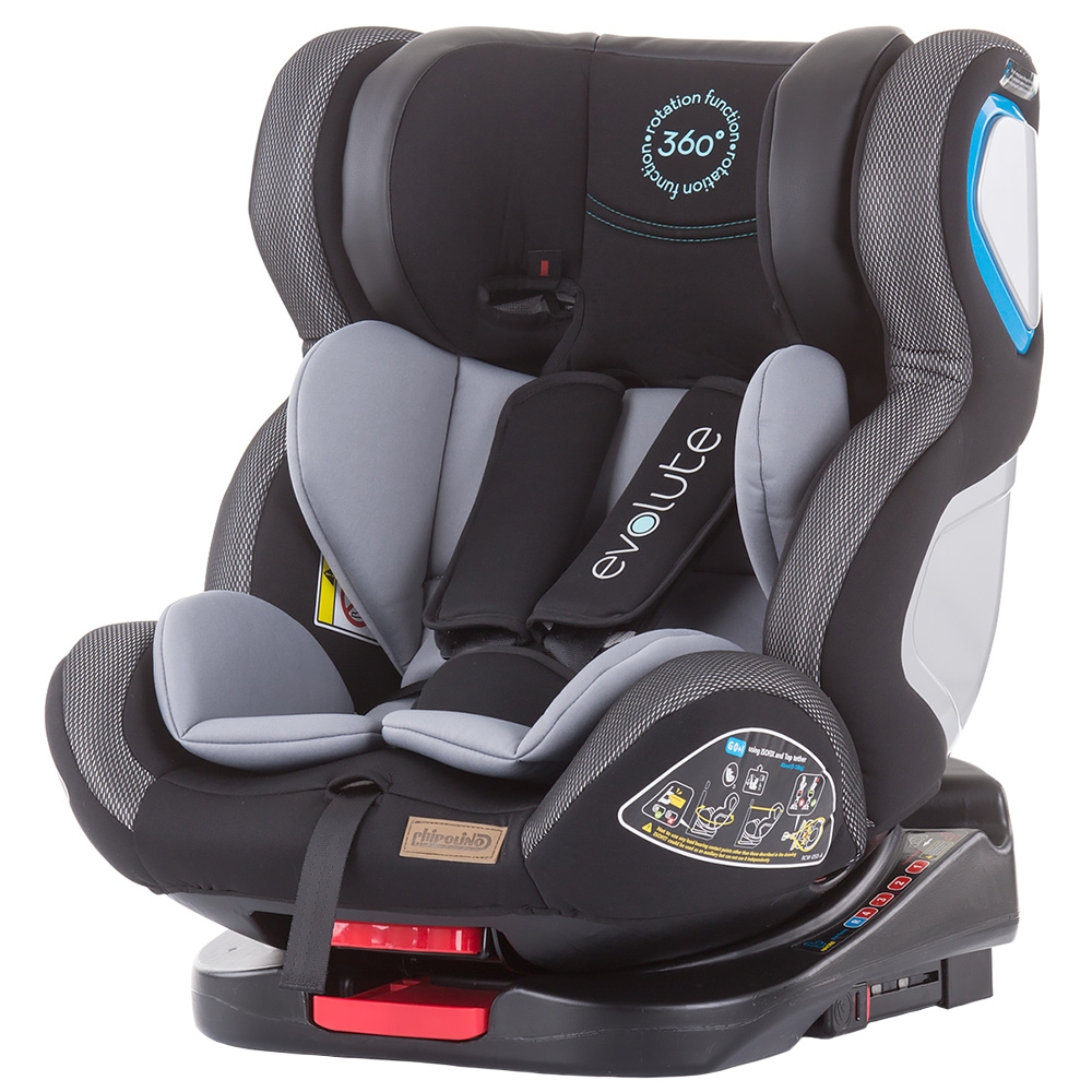 Scaun auto Chipolino Evolute 0-36 kg asphalt cu sistem Isofix CHIPOLINO