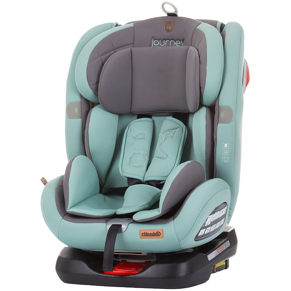 Scaun auto Chipolino Journey 0-36 kg aloe cu sistem Isofix si sezut rotativ 0-36