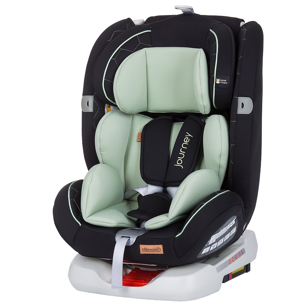 Scaun auto Chipolino Journey 0-36 kg avocado cu sistem Isofix si sezut rotativ 0-36