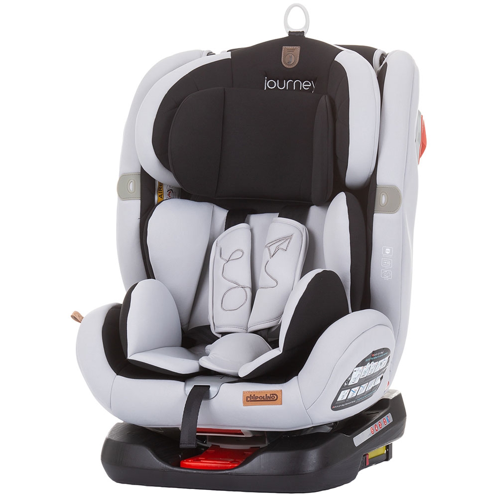 Scaun auto Chipolino Journey 0-36 kg glacier cu sistem Isofix si sezut rotativ 0-36