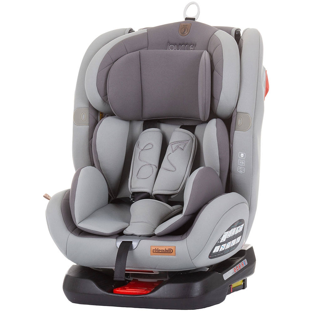 Scaun auto Chipolino Journey 0-36 kg graphite cu sistem Isofix si sezut rotativ 0-36