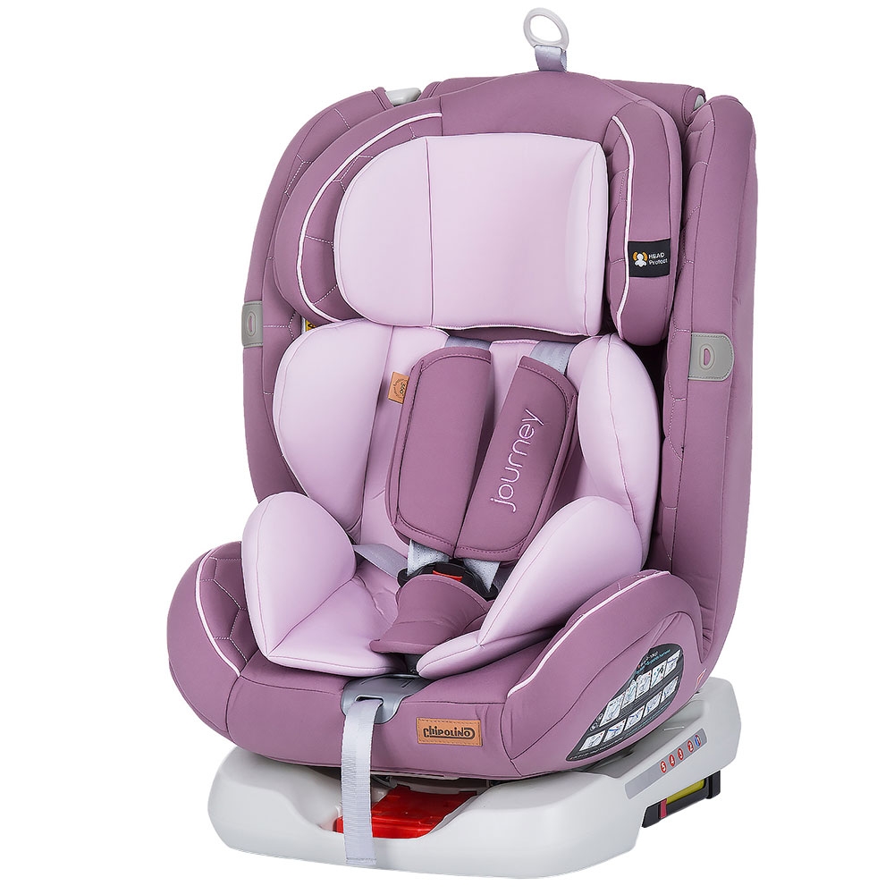 Scaun auto Chipolino Journey 0-36 kg lilac cu sistem Isofix si sezut rotativ 0-36