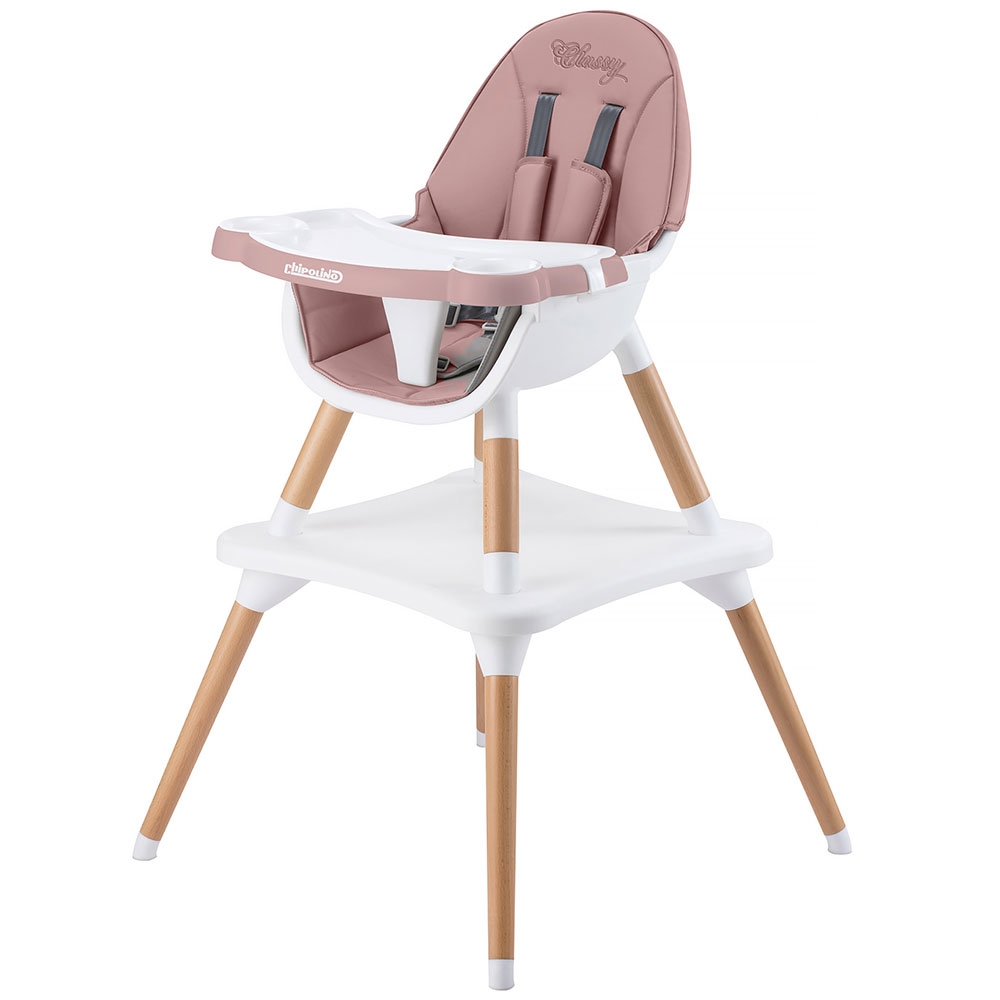 Scaun de masa Chipolino Classy 3 in 1 peony pink CHIPOLINO
