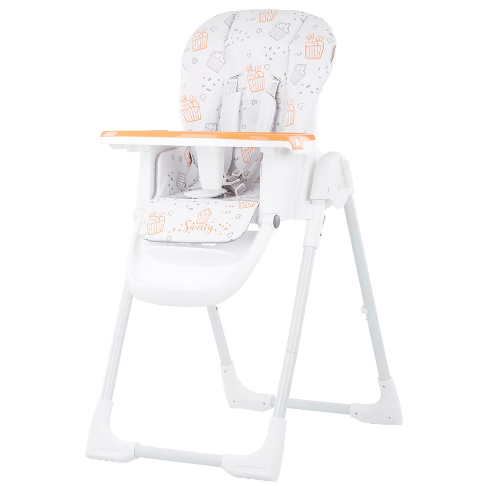 Scaun de masa Chipolino Sweety tangerine Bebe