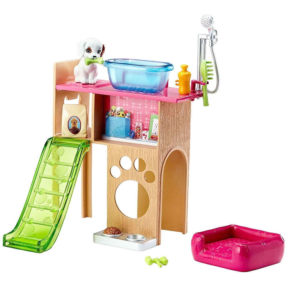 Set barbie by mattel estate cosmetica animale cu accesorii dvx50
