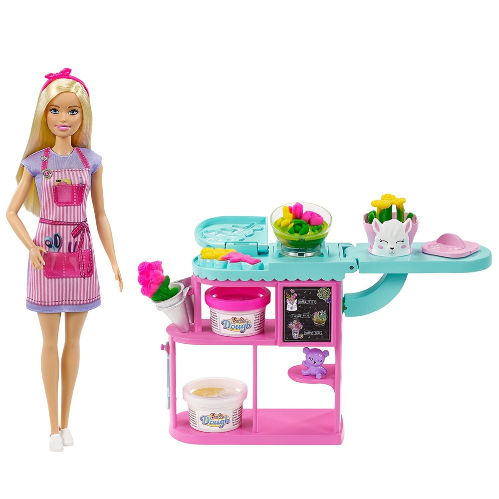 Set Barbie by Mattel Florarie cu papusa si accesorii Accesorii
