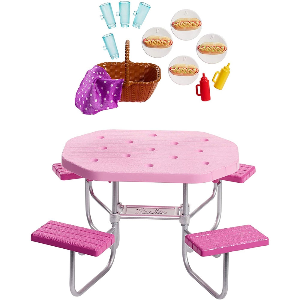 Set Barbie by Mattel Masa de picnic cu accesorii