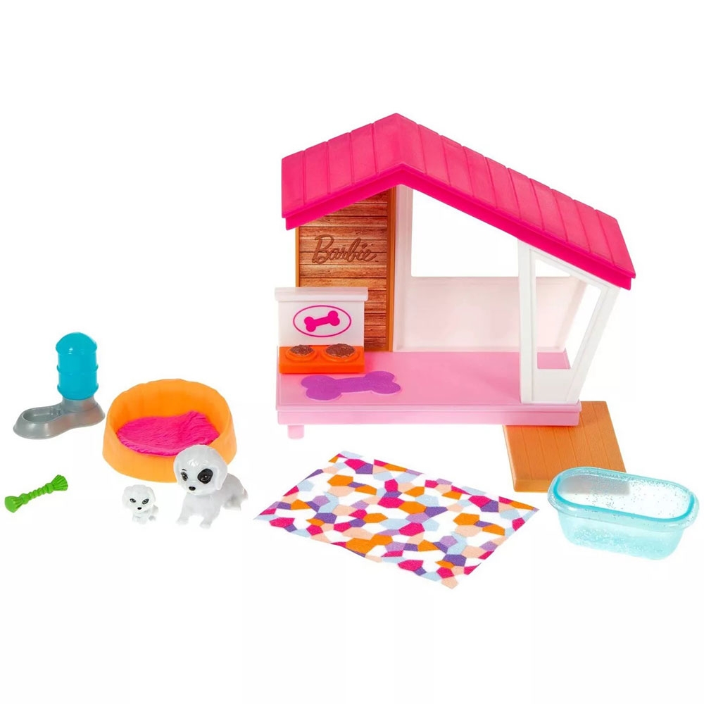 Set barbie by mattel mobilier cu accesorii grg78